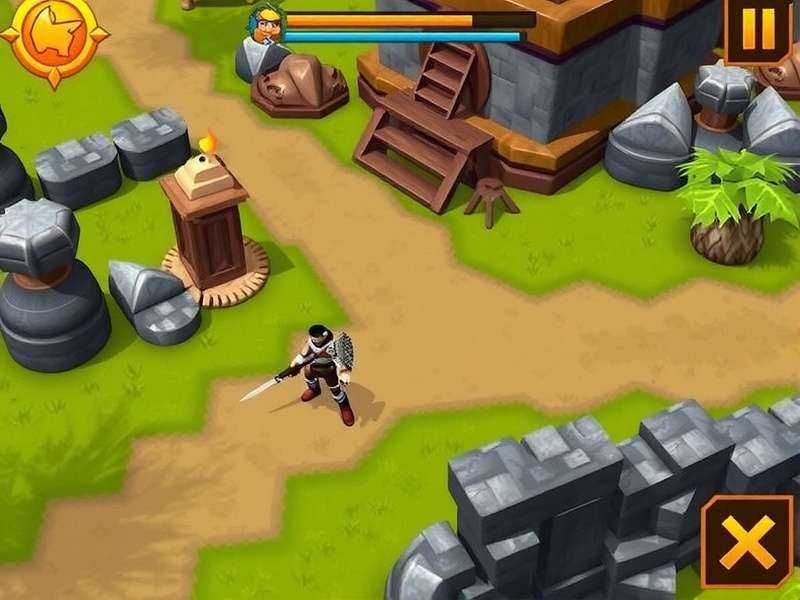 Papad Warrior Legend Gameplay Screenshot